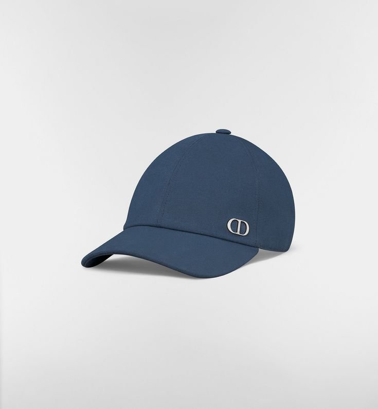 CD Icon Cap Deep Blue Cotton Canvas | DIOR