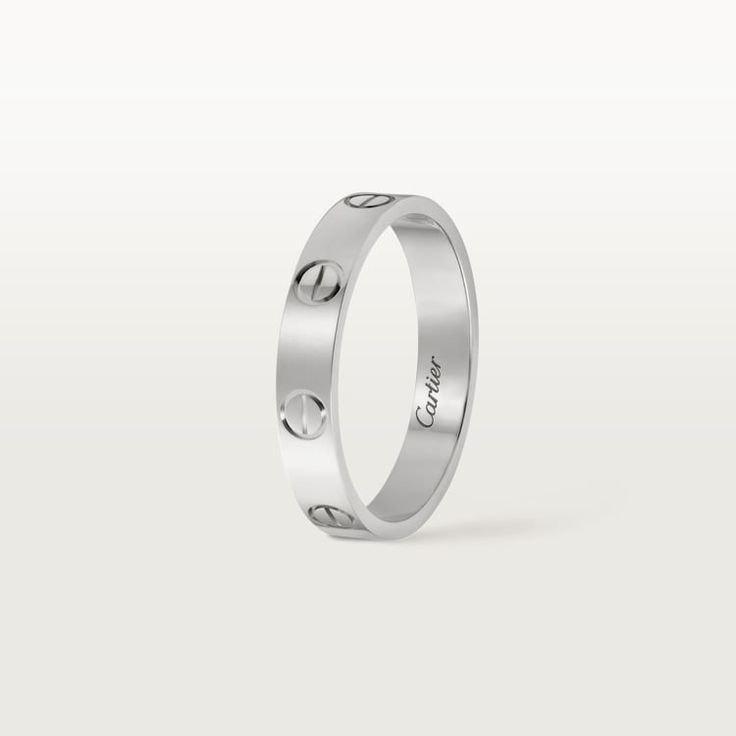 CRB4085100 - LOVE wedding band - White gold - Cartier